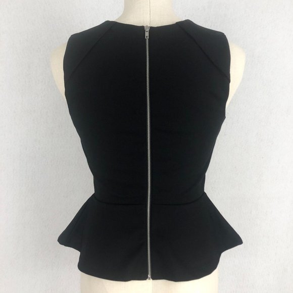 W118 Walter Baker Sleeveless Peplum Top Sz XS - Picture 3 of 9